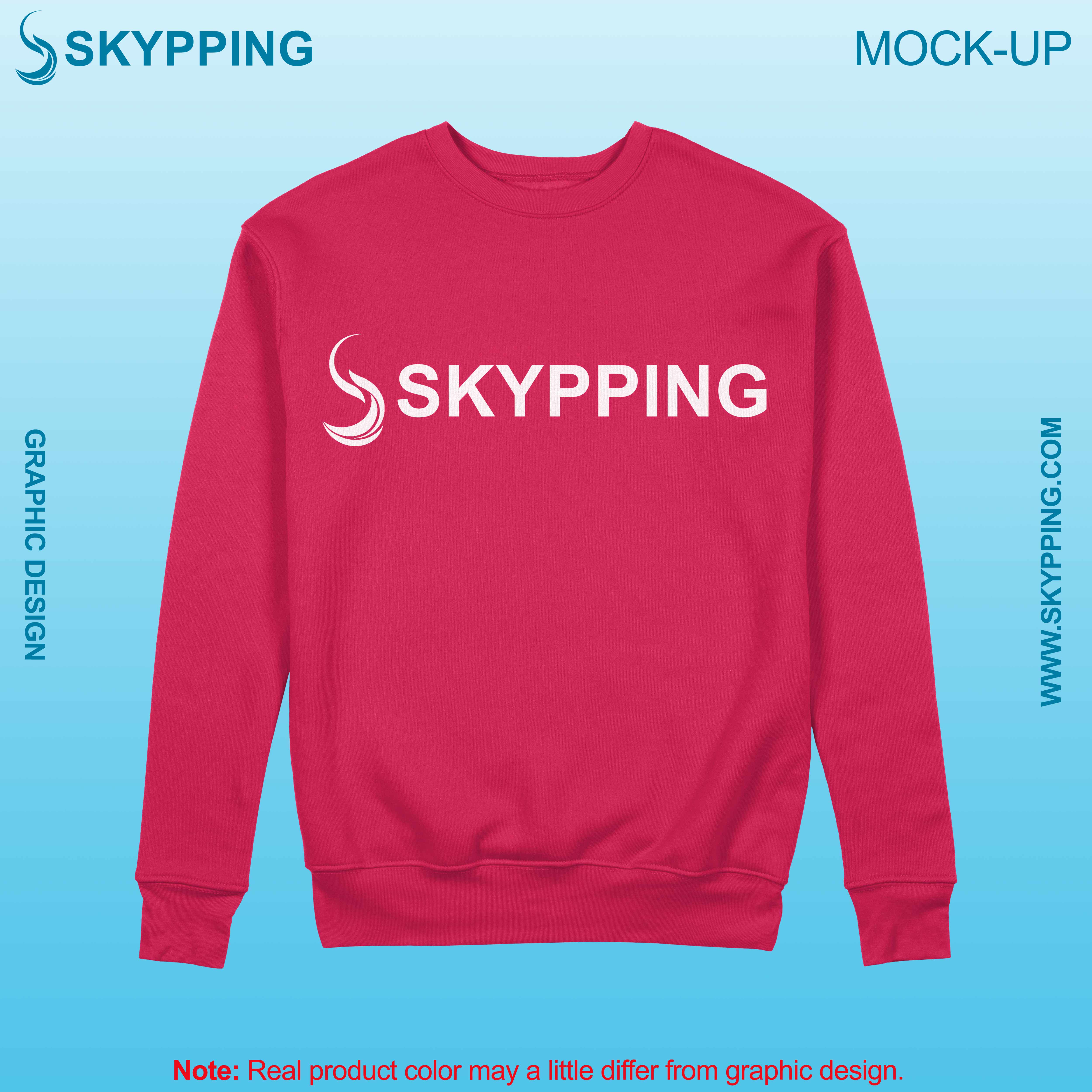 Sweatshirt with set-in style sleeve